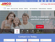 Tablet Screenshot of amcopest.com